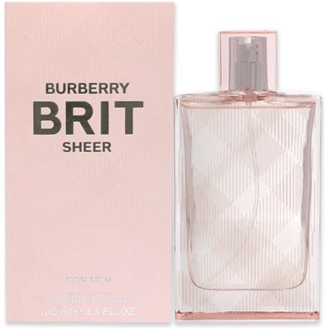 burberry brit sheer burberry edt spray 3.3|burberry brit sheer eau de toilette.